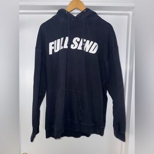 XL Full Send Men's Navy Blue Nelk Boys Hoodie Sweatshirt